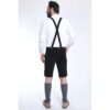 Midnight Black Lederhosen Men