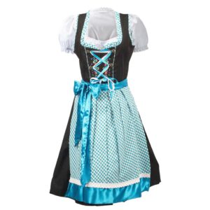 Bavarian Blue Gingham Dirndl