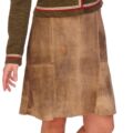 Bernstein A-Line lederhosen Skirt
