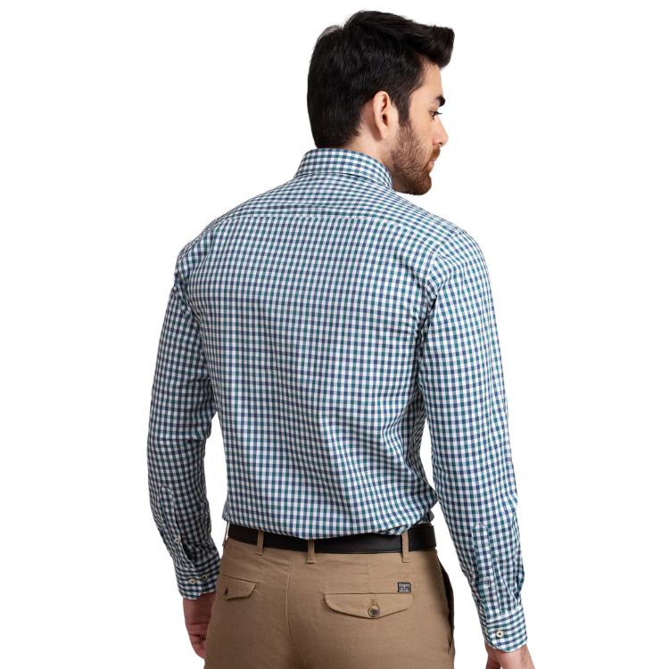 Green Gatsby Check Shirt